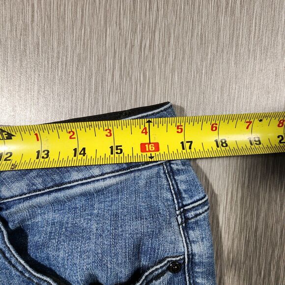 Democracy Jeans Womens 10 Blue Straight Ab Solution Stretch Medium Denim - Picture 10 of 12